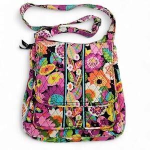 Vera Bradley Women's On the Go Va Va Bloom Floral Crossbody Bag Purse Retired